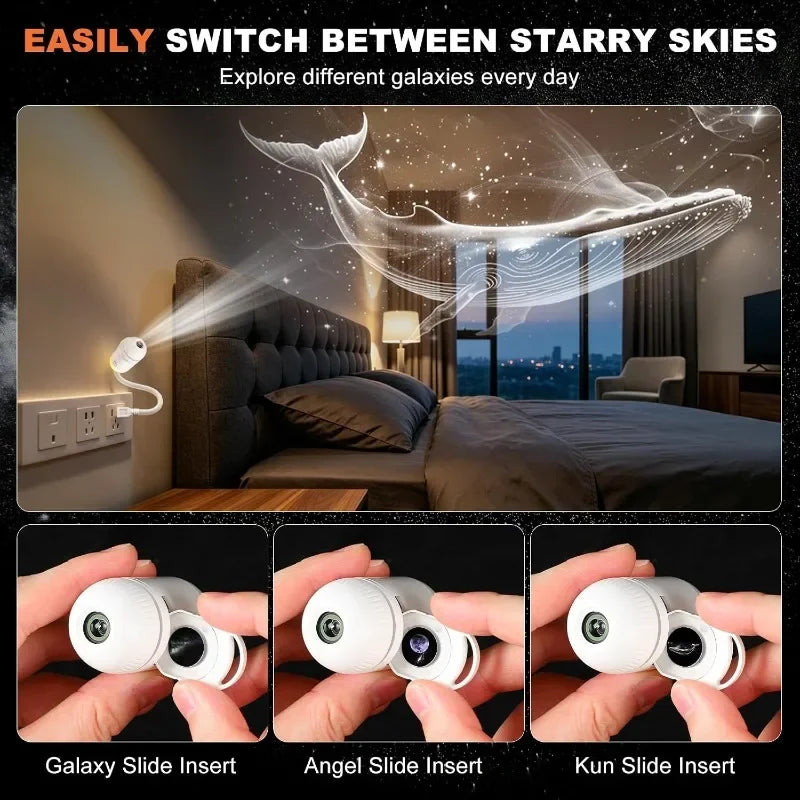 AstroGlow – Proyector de estrellas USB
