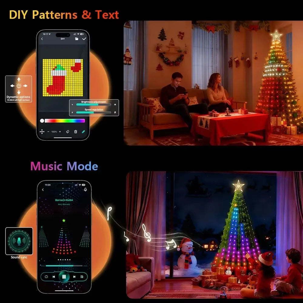 LumiStar – Luces LED para árbol de Navidad