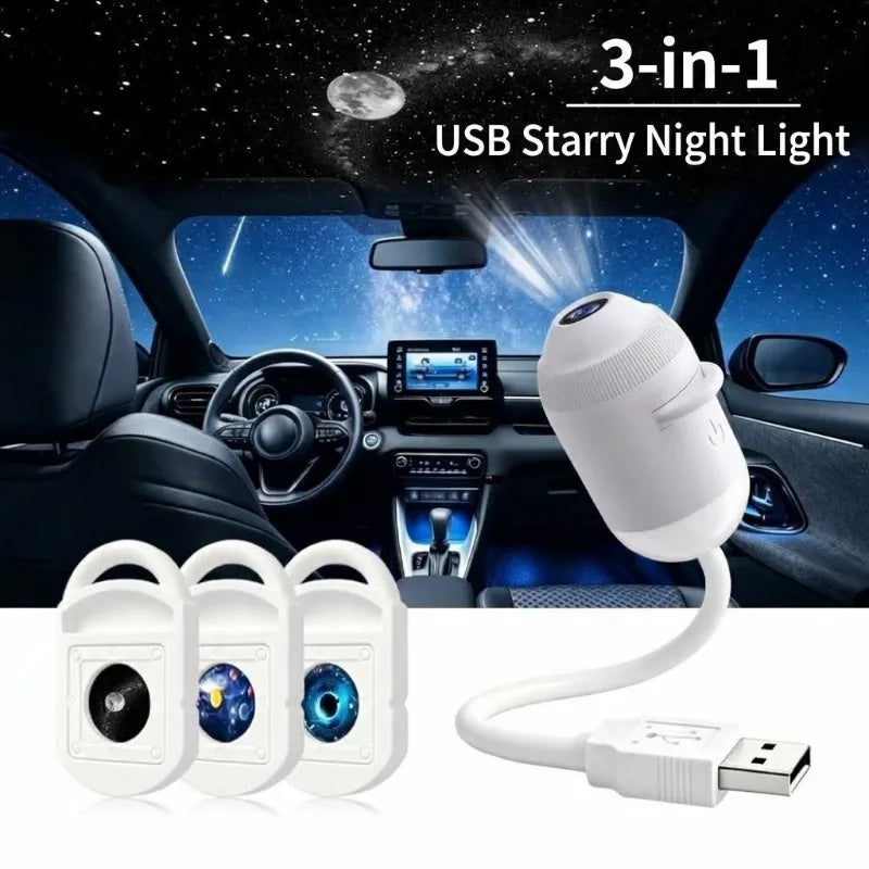 AstroGlow – Proyector de estrellas USB