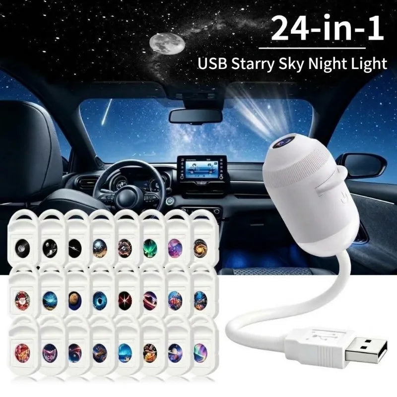 AstroGlow – Proyector de estrellas USB