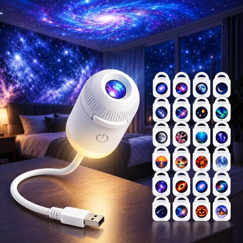 AstroGlow – Proyector de estrellas USB